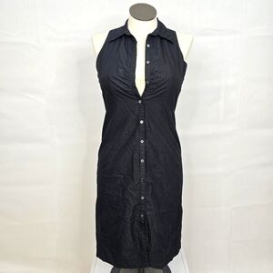 3/$25 Banana Republic Sleeveless Collared Button Down Dress Sz 8